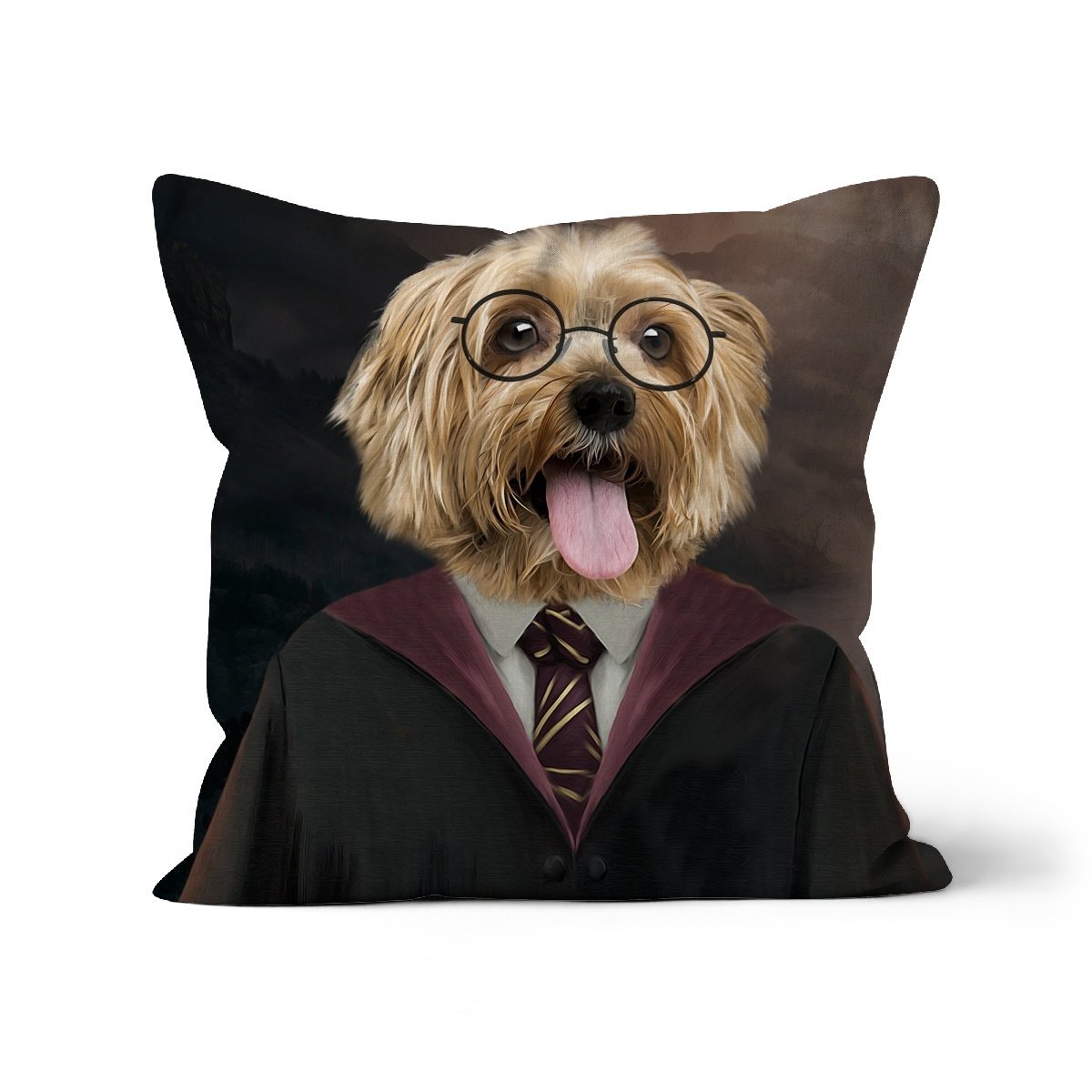 Harry Doggo: Custom Pet Pillow - Paw & Glory - Dog Portraits - Pet Portraits