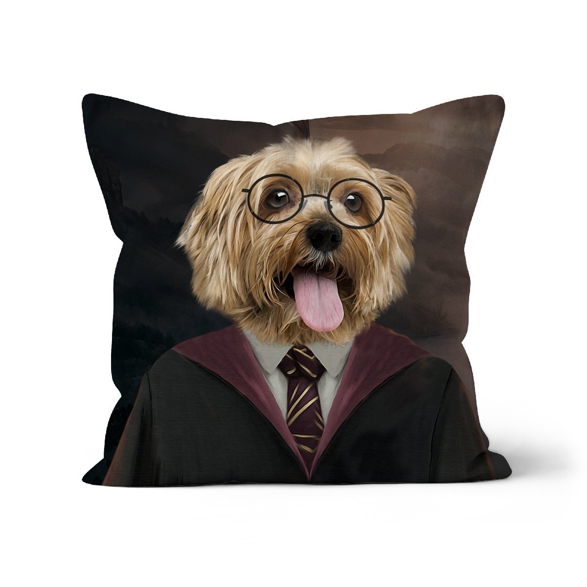 Harry Doggo: Custom Pet Pillow - Paw & Glory - Dog Portraits - Pet Portraits