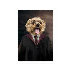 Harry Doggo: Custom Pet Portrait - Paw & Glory - Dog Portraits - Pet Portraits