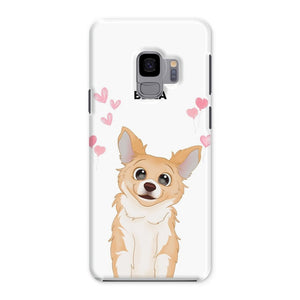 Heartthrob: Custom Cartoon One Pet Snap Phone Case - Paw & Glory - Dog Portraits - Pet Portraits