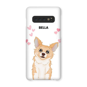 Heartthrob: Custom Cartoon One Pet Snap Phone Case - Paw & Glory - Dog Portraits - Pet Portraits