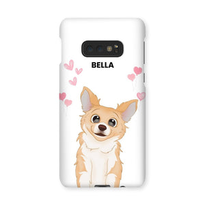 Heartthrob: Custom Cartoon One Pet Snap Phone Case - Paw & Glory - Dog Portraits - Pet Portraits