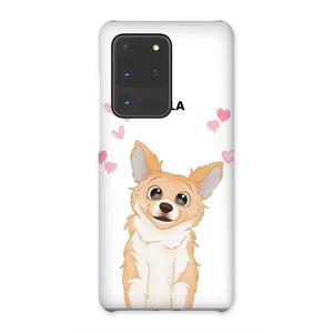 Heartthrob: Custom Cartoon One Pet Snap Phone Case - Paw & Glory - Dog Portraits - Pet Portraits