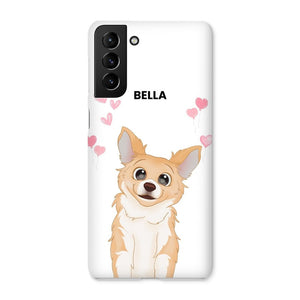 Heartthrob: Custom Cartoon One Pet Snap Phone Case - Paw & Glory - Dog Portraits - Pet Portraits