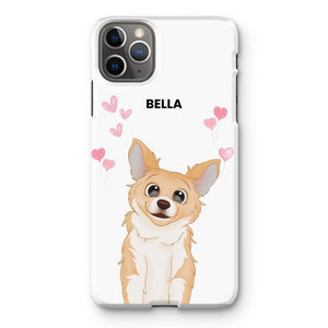 Heartthrob: Custom Cartoon One Pet Snap Phone Case - Paw & Glory - Dog Portraits - Pet Portraits