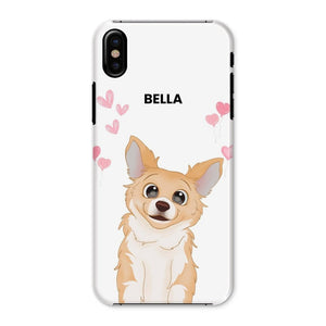 Heartthrob: Custom Cartoon One Pet Snap Phone Case - Paw & Glory - Dog Portraits - Pet Portraits