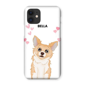 Heartthrob: Custom Cartoon One Pet Snap Phone Case - Paw & Glory - Dog Portraits - Pet Portraits