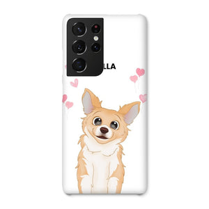 Heartthrob: Custom Cartoon One Pet Snap Phone Case - Paw & Glory - Dog Portraits - Pet Portraits