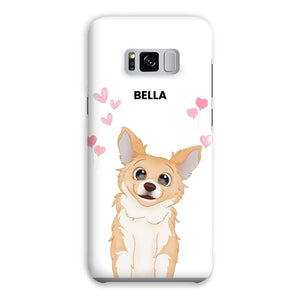 Heartthrob: Custom Cartoon One Pet Snap Phone Case - Paw & Glory - Dog Portraits - Pet Portraits