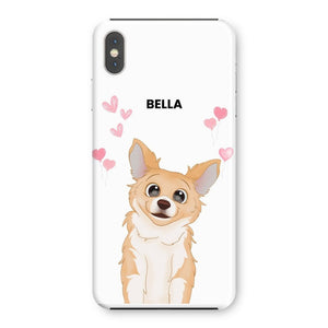 Heartthrob: Custom Cartoon One Pet Snap Phone Case - Paw & Glory - Dog Portraits - Pet Portraits