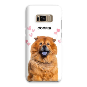 Heartthrob: Custom Minimalist One Pet Snap Phone Case - Paw & Glory - Dog Portraits - Pet Portraits