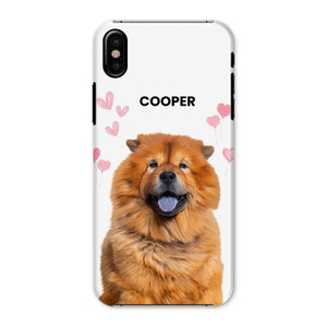 Heartthrob: Custom Minimalist One Pet Snap Phone Case - Paw & Glory - Dog Portraits - Pet Portraits