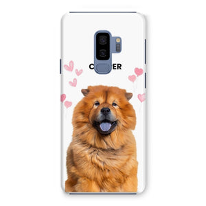 Heartthrob: Custom Minimalist One Pet Snap Phone Case - Paw & Glory - Dog Portraits - Pet Portraits