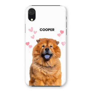 Heartthrob: Custom Minimalist One Pet Snap Phone Case - Paw & Glory - Dog Portraits - Pet Portraits