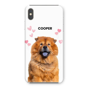 Heartthrob: Custom Minimalist One Pet Snap Phone Case - Paw & Glory - Dog Portraits - Pet Portraits