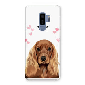 Heartthrob: Custom Modern One Pet Snap Phone Case - Paw & Glory - Dog Portraits - Pet Portraits