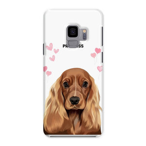 Heartthrob: Custom Modern One Pet Snap Phone Case - Paw & Glory - Dog Portraits - Pet Portraits