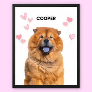 Heartthrob: Pet Canvas - Paw & Glory - Dog Portraits - Pet Portraits