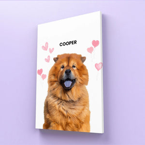 Heartthrob: Pet Canvas - Paw & Glory - Dog Portraits - Pet Portraits