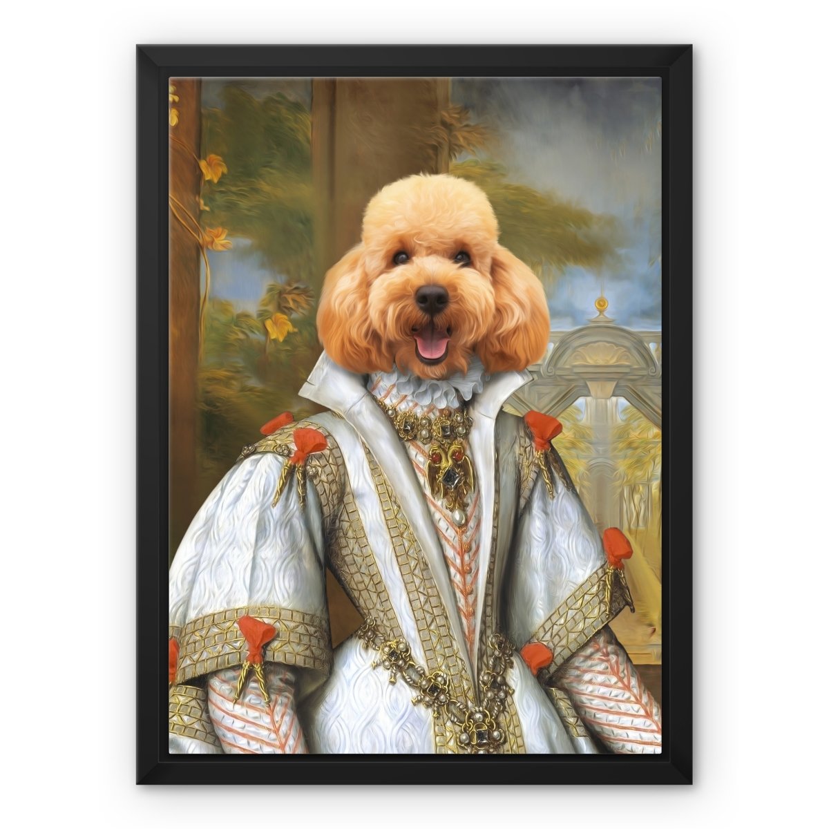 Her Ladyship: Custom Pet Canvas - Paw & Glory - Dog Portraits - Pet Portraits