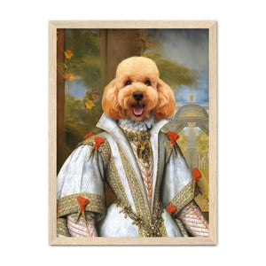 Her Ladyship: Custom Pet Portrait - Paw & Glory - Dog Portraits - Pet Portraits