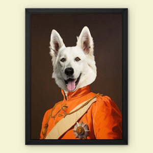 Heraldic: Custom Pet Canvas - Paw & Glory - Dog Portraits - Pet Portraits