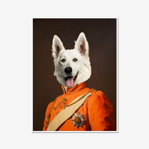 Heraldic: Custom Pet Poster - Paw & Glory - Dog Portraits - Pet Portraits