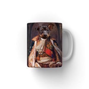 His Highness: Custom Pet Coffee Mug - Paw & Glory - Dog Portraits - Pet Portraits