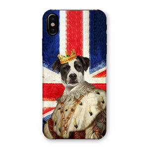 His Majesty British Flag: Custom Pet Phone Case - Paw & Glory - Dog Portraits - Pet Portraits