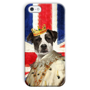 His Majesty British Flag: Custom Pet Phone Case - Paw & Glory - Dog Portraits - Pet Portraits