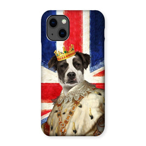 His Majesty British Flag: Custom Pet Phone Case - Paw & Glory - Dog Portraits - Pet Portraits