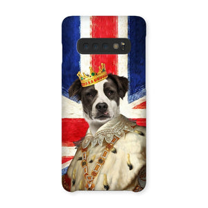 His Majesty British Flag: Custom Pet Phone Case - Paw & Glory - Dog Portraits - Pet Portraits