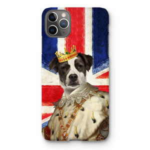 His Majesty British Flag: Custom Pet Phone Case - Paw & Glory - Dog Portraits - Pet Portraits