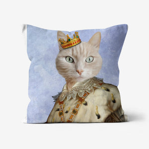 His Majesty: Custom Pet Pillow - Paw & Glory - Dog Portraits - Pet Portraits