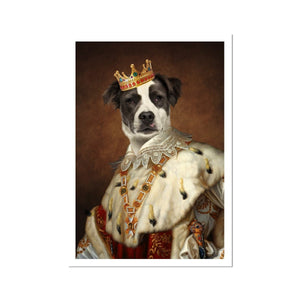 His Majesty: Custom Pet Portrait - Paw & Glory - Dog Portraits - Pet Portraits