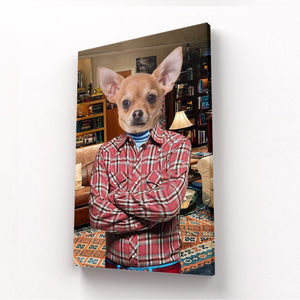 Howard Wolowitz (Big Bang Theory): Custom Pet Canvas - Paw & Glory - Dog Portraits - Pet Portraits