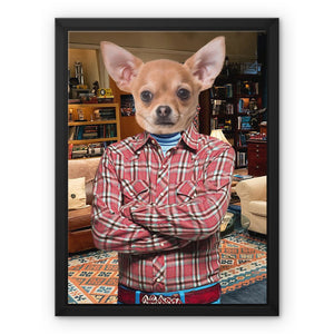 Howard Wolowitz (Big Bang Theory): Custom Pet Canvas - Paw & Glory - Dog Portraits - Pet Portraits