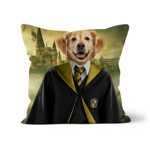 Hufflepuff (Harry Potter Inspired): Custom Pet Pillow - Paw & Glory - Dog Portraits - Pet Portraits