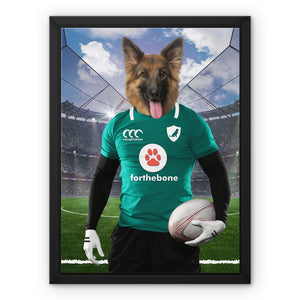 Ireland Rugby Team: Custom Pet Canvas - Paw & Glory - Dog Portraits - Pet Portraits