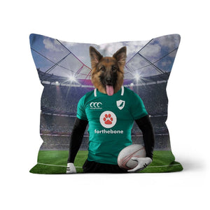 Ireland Rugby Team: Custom Pet Pillow - Paw & Glory - Dog Portraits - Pet Portraits