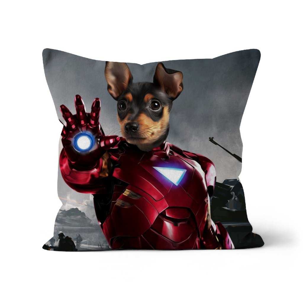 Iron Paw: Custom Pet Pillow - Paw & Glory - Dog Portraits - Pet Portraits