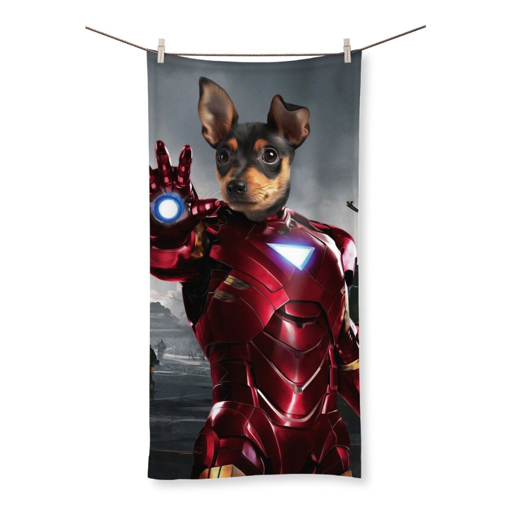 Iron Paw: Custom Pet Towel - Paw & Glory - Dog Portraits - Pet Portraits