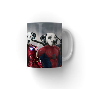 Iron Paw & Spider Paw: Custom Pet Mug - Paw & Glory - Dog Portraits - Pet Portraits