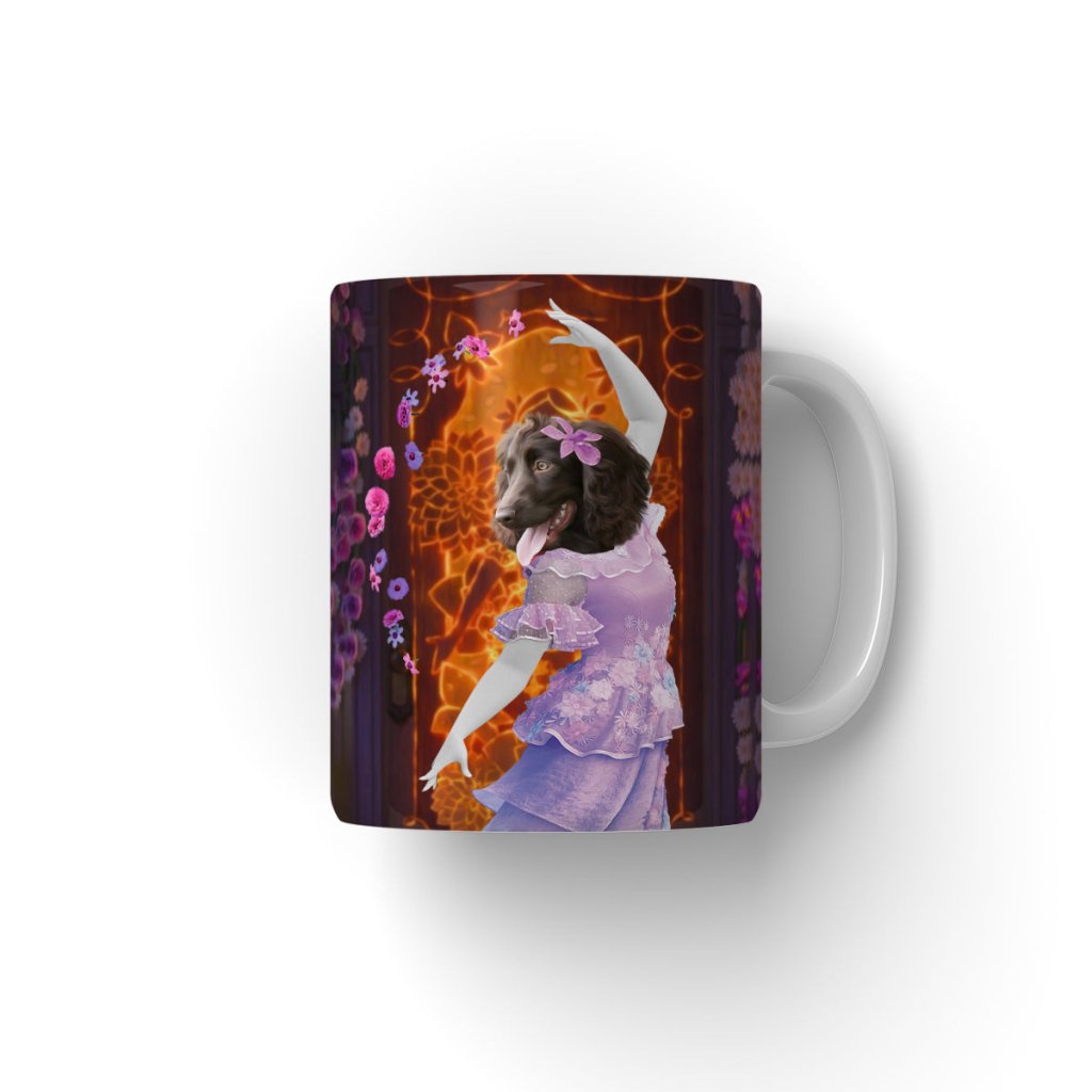 Isabela (Encanto Inspired): Custom Pet Coffee Mug - Paw & Glory - Dog Portraits - Pet Portraits