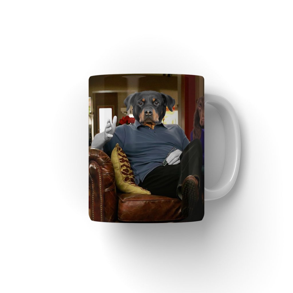 Jay & Gloria (Modern Family Inspired): Custom Pet Coffee Mug - Paw & Glory - Dog Portraits - Pet Portraits