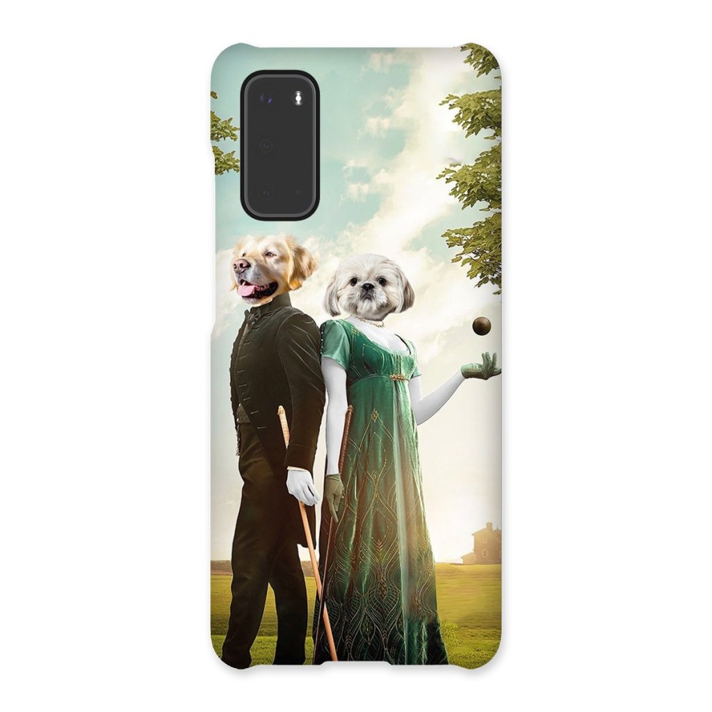 Kate & Anthony (Bridgerton Inspired): Custom Pet Phone Case - Paw & Glory - Dog Portraits - Pet Portraits