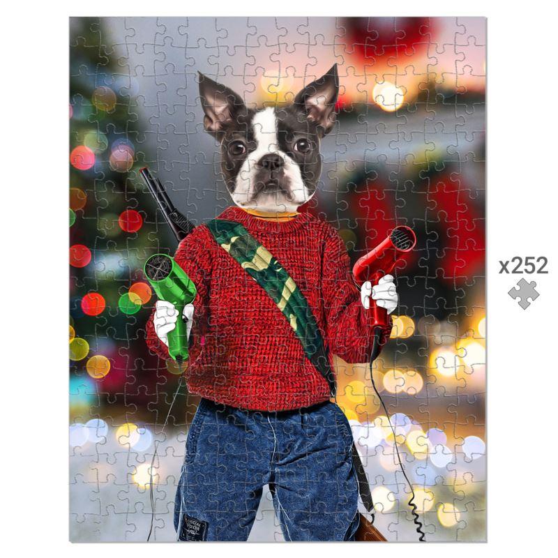 Kevinnn (Home Alone 1 Inspired): Custom Pet Puzzle - Paw & Glory - Dog Portraits - Pet Portraits