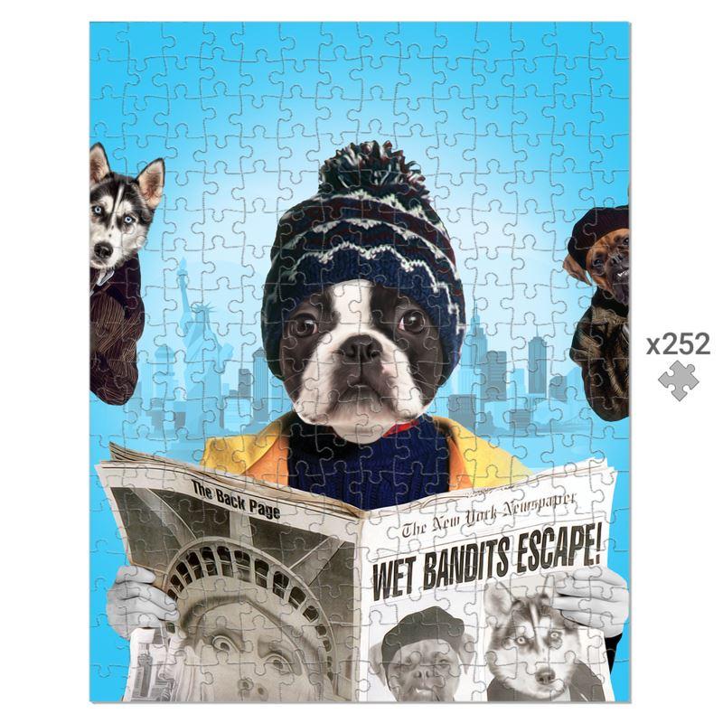 Kevinnn (Home Alone 2 Inspired): Custom Pet Puzzle - Paw & Glory - Dog Portraits - Pet Portraits