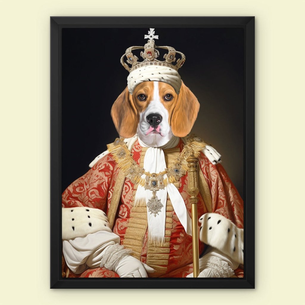 King Bishop: Custom Pet Canvas - Paw & Glory - Dog Portraits - Pet Portraits