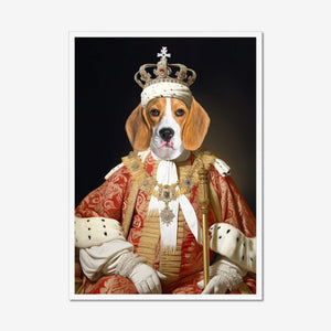 King Bishop: Custom Pet Portrait - Paw & Glory - Dog Portraits - Pet Portraits